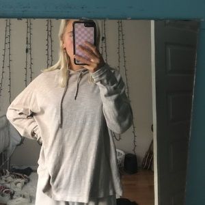 Aerie thin tan sweatshirt size M